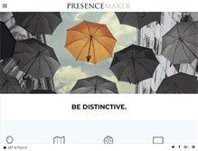 Tablet Screenshot of presencemaker.com